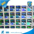 Anti-counterfeit self adhesive micro dot holographic stickers